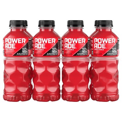 Powerade 24 oz Sports Clutch Water Bottle with Squeeze Cap Plastic Sports