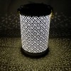 Alpine Corporation 10" Solar Hanging White LED Indoor Outdoor Decorative Lantern Off-White - 3 of 3