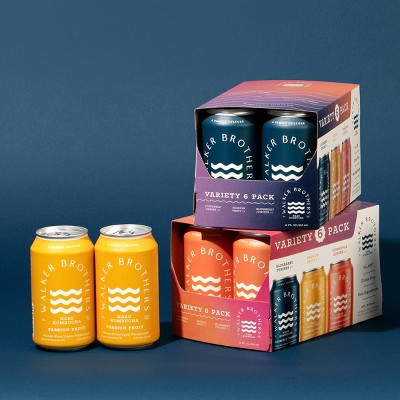 Walker Brothers Variety Hard Kombucha - 6pk/12 fl oz Cans