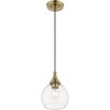 Livex Lighting Catania 1 - Light Pendant in  Antique Brass - image 3 of 4