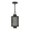 Livex Lighting Nottingham 1 - Light Pendant in  Textured Black - 3 of 4