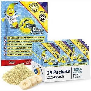 Nana Flakes 100% Pure Banana  Prebiotic Flakes, 25 Single-Serve Packs - 1 of 4