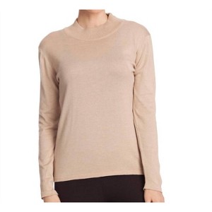 Women's Long Sleeve Mock Neck Pullover - Angel Apparel - 1 of 2