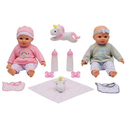 Dream Collection 14 Twins Baby Doll Set Target