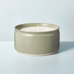 Speckled Ceramic Grapefruit Basil Jar Candle Sage Green - Hearth & Hand™ with Magnolia