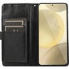 SAHARA - Indy Series Leather Wallet Case for Samsung Galaxy S24 - Brown - 3 of 4