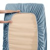 Hearth & Harbor 6 Piece Sheet Set, Extra Deep Pocket Sheets Fits Mattress up to 21", Soft Microfiber Sheets - 3 of 4