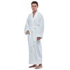 ESKYMODE Mens Terry Cotton Bathrobe, Ankle Length Long Towel Bath Robe - 2 of 4