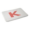 Deny Designs April Lane Art Block Monogram Memory Foam Bath Mat - 2 of 4