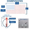 Novelty Lights 416 LED USA Net Lights - 7ft x 3.5ft Patriotic Red, White & Blue Decorative Lights for Outdoor & Indoor Use - 2 of 4
