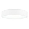 CWI Lighting Arenal LED Drum Shade Flush Mount With White Finish - 3 of 4