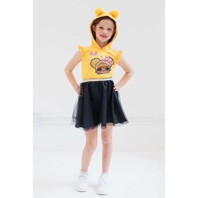 L.O.L. Surprise! Queen Bee Girls Mesh Dress Toddler to Big Kid, 2 of 8