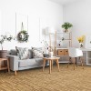 Sorbus 12 Tiles 48 Sq ft Wood Grain Interlocking Floor Foam Tile Mats - for Home, Playroom, Basement, Trade Show - 2 of 4