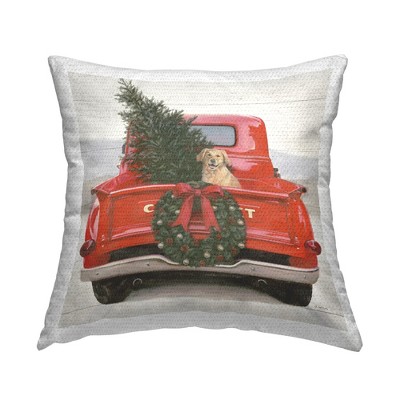 Stupell Industries Holiday Dog in Truck
