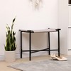 VYNXARIA Handwoven Paper Rope Foot Rest Stools: Stylish Ottomans for Entryway, Living Room, Bedroom & Office (Gray) - 3 of 4