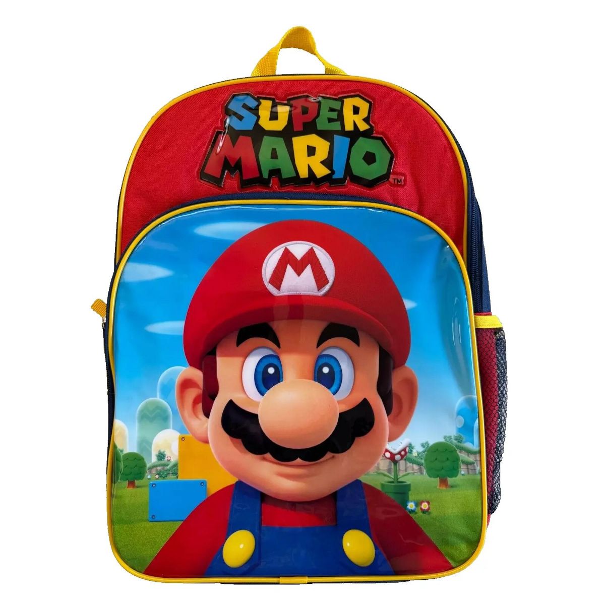 Super Mario Bros - Mario 16" School Backpack with Large Front Pocket - thumbnail 3