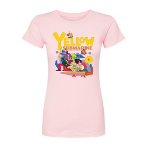 Women's - The Beatles - YS Doodle Fitted Graphic T-Shirt - 1 of 3