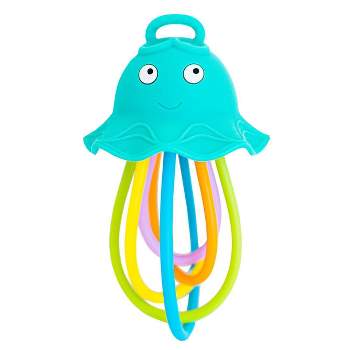 Baby Banana Lil' Squish Jellyfish Sensory Rattle & Teething Toy