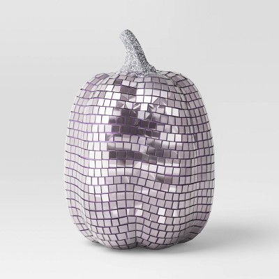 Disco Glass Pumpkin Figurine - Hyde and EEK! Boutique™ Lavender