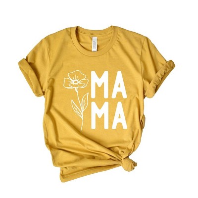 Simply Sage Market Women's Mama Flower Short Sleeve Graphic Tee