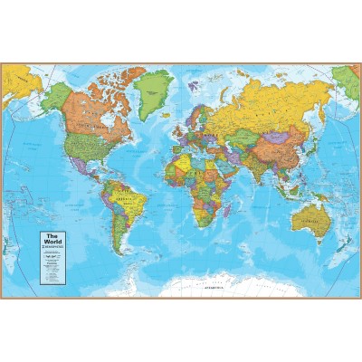 Waypoint Geographic World Desk Mat/Giant Mouse Pad
