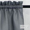 Waffle Weave Textured Solid Curtains for Bathroom Kitchen Cafe - image 2 of 4