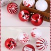 20ct Christmas Ball Ornaments, 2.36"/6cm Shatterproof Plastic Christmas Baubles, Hanging Decorations for Xmas Tree, Holiday, Wedding, Party - 4 of 4