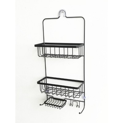 Vdomus 9 X 9 Wall Mounted Corner Shelf Organizer Shower Caddy - Polished  Chrome - 2 Tier : Target