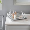 Home Details Flat Wire Large Vanity Tray White : Microfiber, Machine Washable, Non-Slip Backing - image 3 of 4