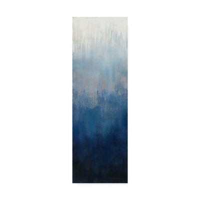 Blue Ombre Abstract Canvas Print Wall Art