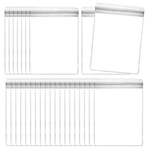 Unique Bargains Necklace Ring Earring PVC Self Seal Clear Jewelry Storage Bags - 1 of 4
