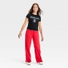 Girls' Short Sleeve Graphic 'Wednesday' Baby T-Shirt - art class™ Black - 4 of 4