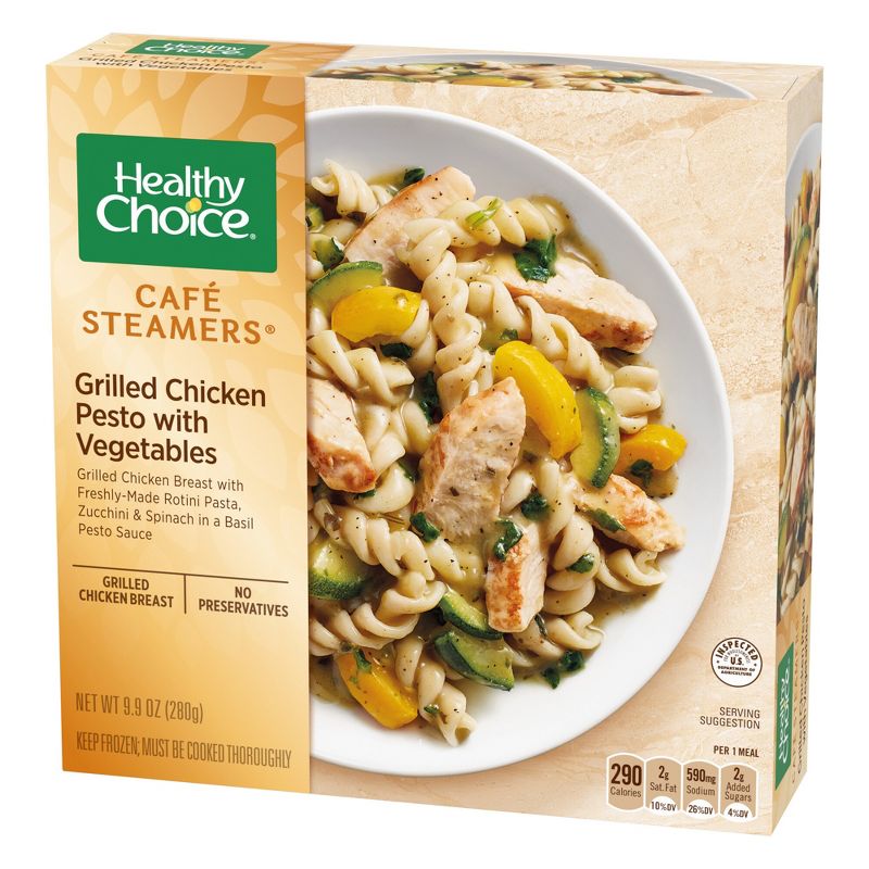 Healthy Choice Caf&#233; Steamers Frozen Chicken Pesto Classico - 9.9oz, 4 of 5