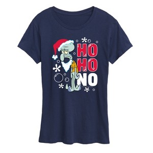 Women's - SpongeBob SquarePants - Ho Ho No Short Sleeve Graphic T-Shirt - 1 of 4