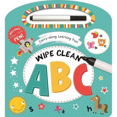 Wipe Clean Carry & Learn: ABC - by  Igloobooks (Board Book)