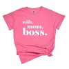 Simply Sage Market Wife Mom Boss Typewriter Garment Dyed Tee - 2 of 4