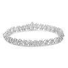 Haus of Brilliance Sterling Silver rose-cut Diamond X-Link Bracelet - 2 of 4
