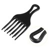 Unique Bargains Afro Hair Pick Comb Hair Fork Comb Hairdressing Styling Tool for Curly Hair for Men Women Plastic - 3 of 4