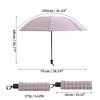Unique Bargains Portable Rain Umbrella Manual Open Close Windproof Travel - 2 of 4