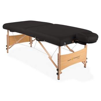 INNER STRENGTH Portable Massage Table Package ELEMENT – Incl. Deluxe Adjustable Face Cradle, Face Pillow & Carrying Case