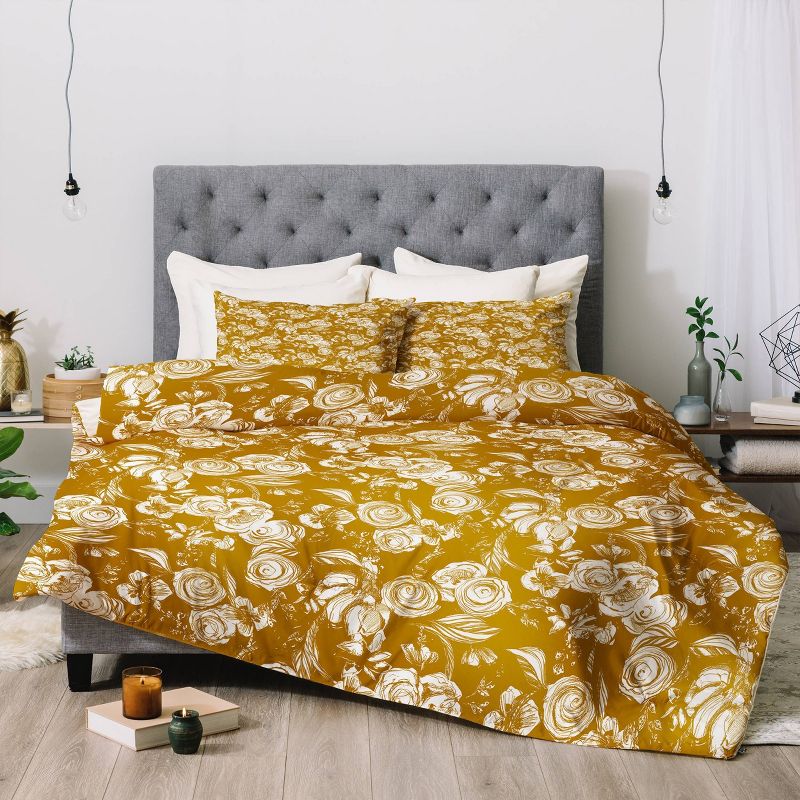 Pattern State Floral Sketch Comforter Set - Deny Designs, 3 of 7