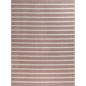 Nourison Positano Modern Stripes Flatweave Outdoor Rug - 1 of 4