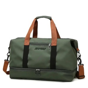 Luupatchy Large Capacity Travel Bag, Dry Wet Separation , For Travel, Fitness Yoga, Weekend Tote Overnight Bag - 1 of 3