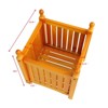 AZL1 Life Concept Planter Sturdy Design with Square Teak Outdoor Holds Potted Plants Easy Assembly for Garden Porch Patio, Brown, 21.26"*17.32"*5.91" - 3 of 4