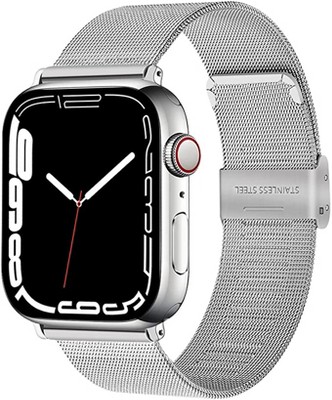 Worryfree Gadgets Metal Mesh Band for Apple Watch 38/40/41mm 42/44/45mm iWatch Series 8 7 6 SE 5 4 3 2 1