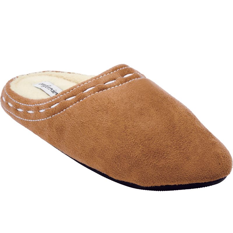 Comfortview Women's Wide Width The Stitch Clog Slipper, 1 of 2