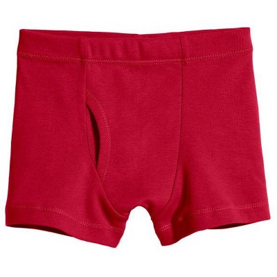 City Threads Usa-made Boys Organic Cotton Boxer Brief | Red - 7y : Target