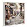 Stupell Industries Traditional Village City Architecture Charming Bistro Scene Framed Giclee Art, White, 30" x 24" - 2 of 4
