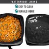 PetAmi Collapsible Dog Bowls 2 Pack, Food and Water Travel Set, Portable Pet Dish No Spill, Foldable Lightweight BPA Free Leakproof - 4 of 4