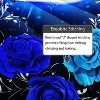 Acoinel Blue Butterfly Comforter Set with 1 Quilt 2 Pillowcases, for Valentine's Day Wedding Gifts ,Queen - 4 of 4